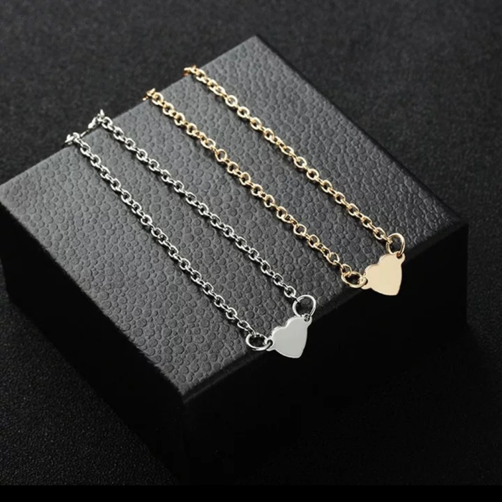 Heart Shaped Link Bracelet - Picture 1 of 5